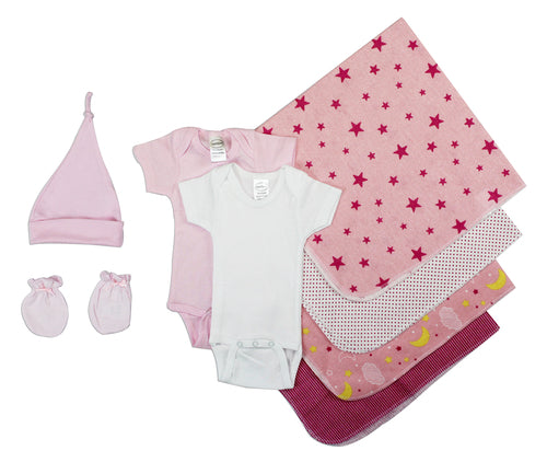 Conjunto esencial de 8 piezas para bebé recién nacida