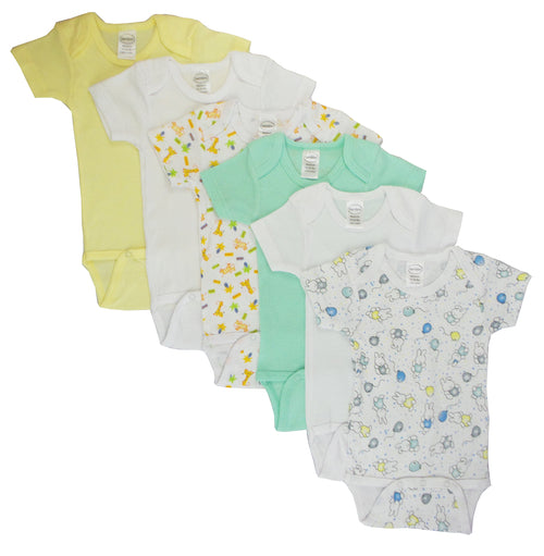 Paquete de 6 camisetas de manga corta estampadas para niños