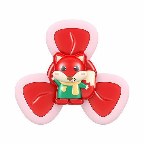 Juguete giratorio de trompo para bebés para bañarse y comer