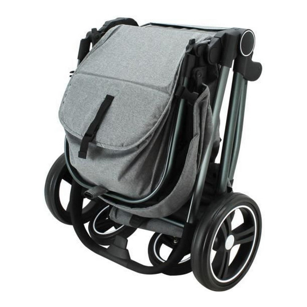 Baby's Pushchair Nania Grey Trio Set