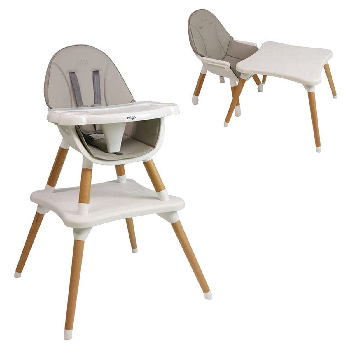 Highchair Nania Red Grey