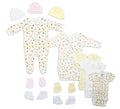 Set de 12 piezas para bebé niña recién nacida