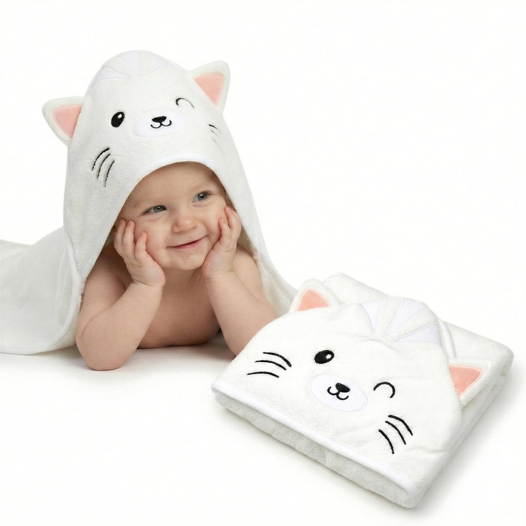 Premium Baby Towel for Bath with Hood & Extra Soft