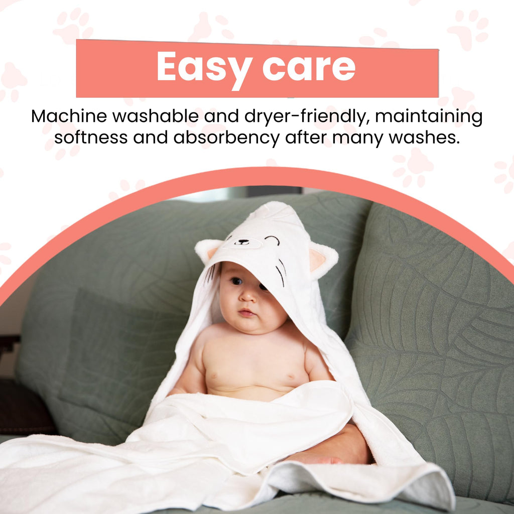Premium Baby Towel for Bath with Hood & Extra Soft