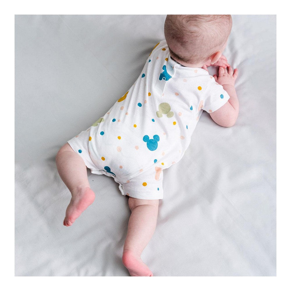 Baby's Short-sleeved Romper Suit Mickey Mouse