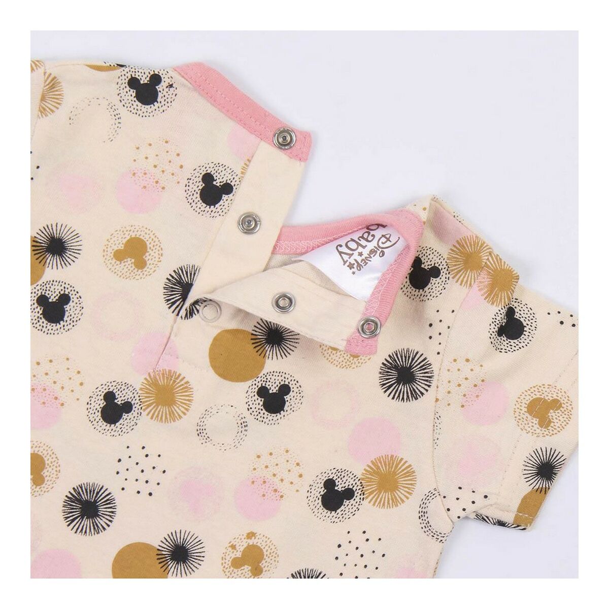 Baby's Short-sleeved Romper Suit Minnie Mouse Pink