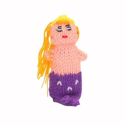 Títere de dedo de la Sirenita (morado)