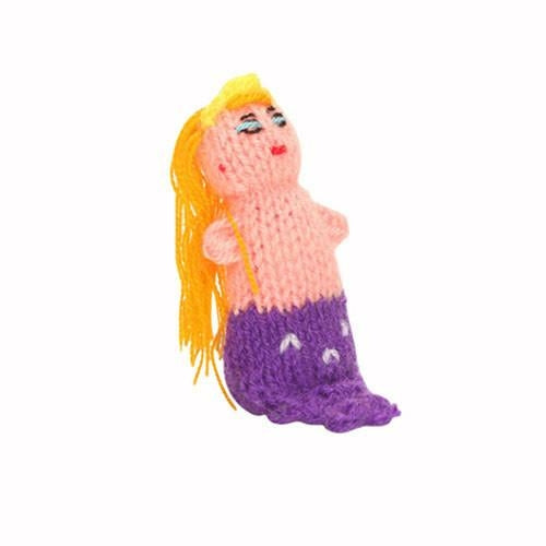 Títere de dedo de la Sirenita (morado)