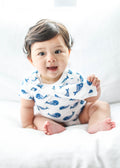 Smart Short Sleeve Baby Bodysuit + Bib
