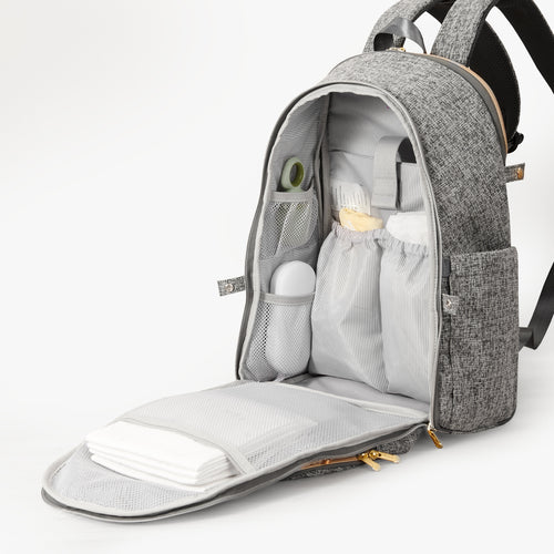 Mochila pañalera plegable