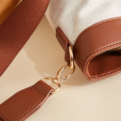 Bolsa de pañales de lona tipo tote