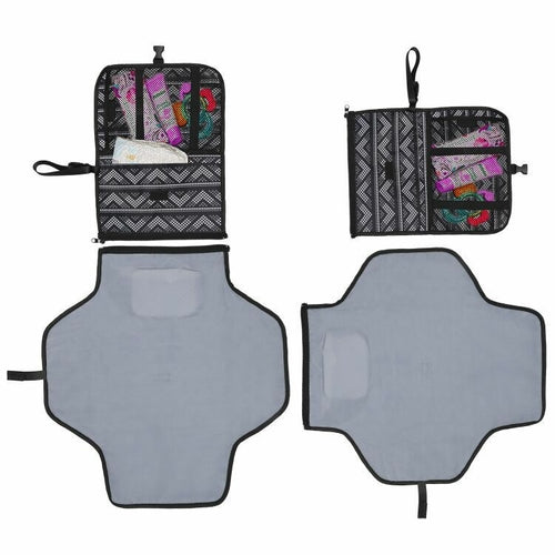 Cambiador Plegable Impermeable y Funda para Recién Nacidos
