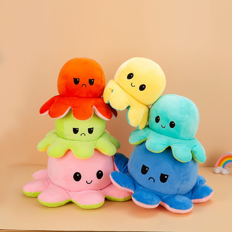 90-130cm Flip Giant Octopus Stuffed Animal Toy