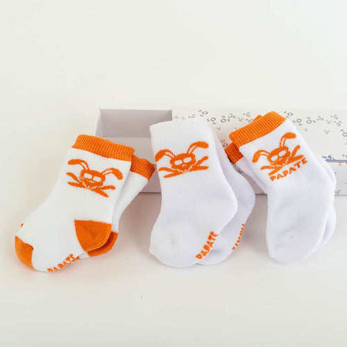 Calcetines de algodón orgánico para recién nacido