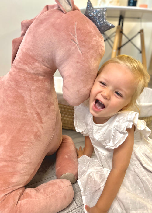 Pegaso sin alas de peluche XXL
