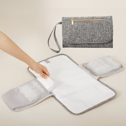Mochila pañalera plegable