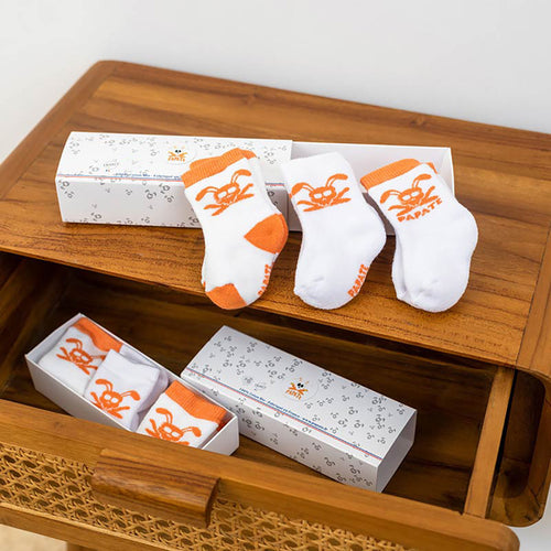 Calcetines de algodón orgánico para recién nacido