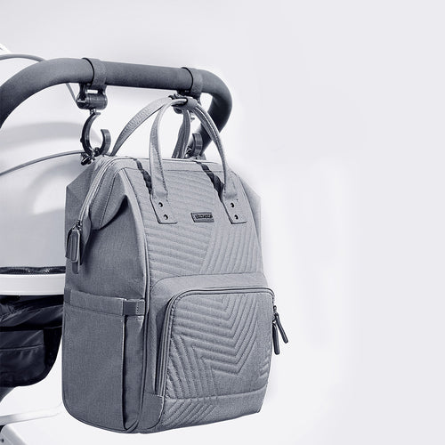 Mochila Pañalera Acolchada Moderna