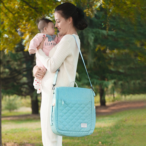 Bolsa de pañales portátil de moda
