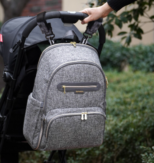 Mochila pañalera plegable