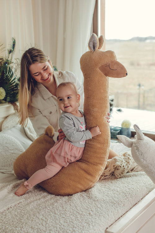 Alpaca de peluche gigante