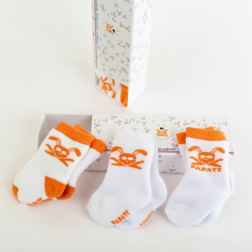 Calcetines de algodón orgánico para recién nacido