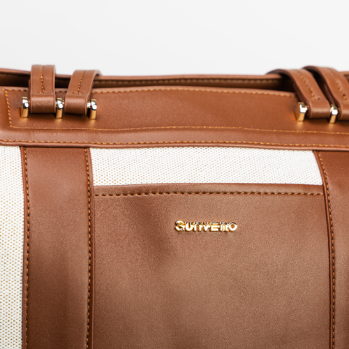 Bolsa de pañales de lona tipo tote