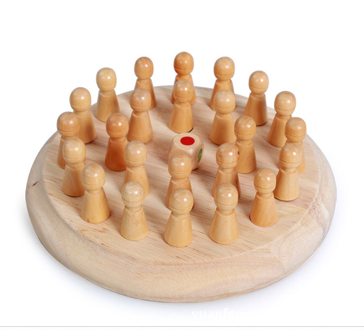 Kids Wooden Memory Match Stick Chess Game