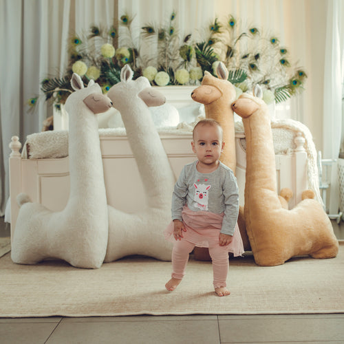 Alpaca de peluche gigante