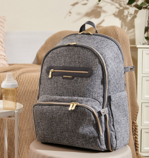 Mochila pañalera plegable