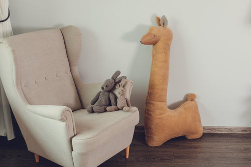 Alpaca de peluche gigante