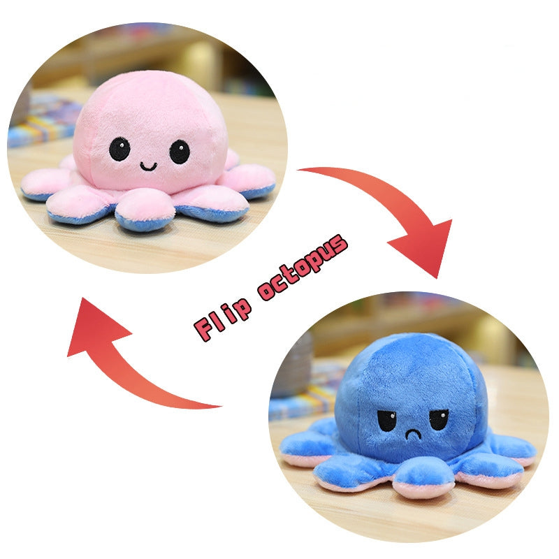 90-130cm Flip Giant Octopus Stuffed Animal Toy