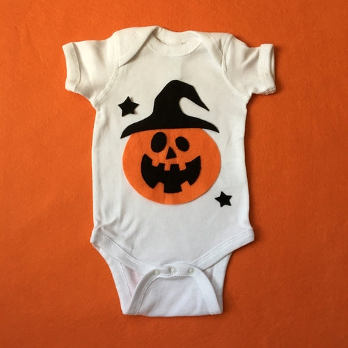 Mameluco de bebé calabaza
