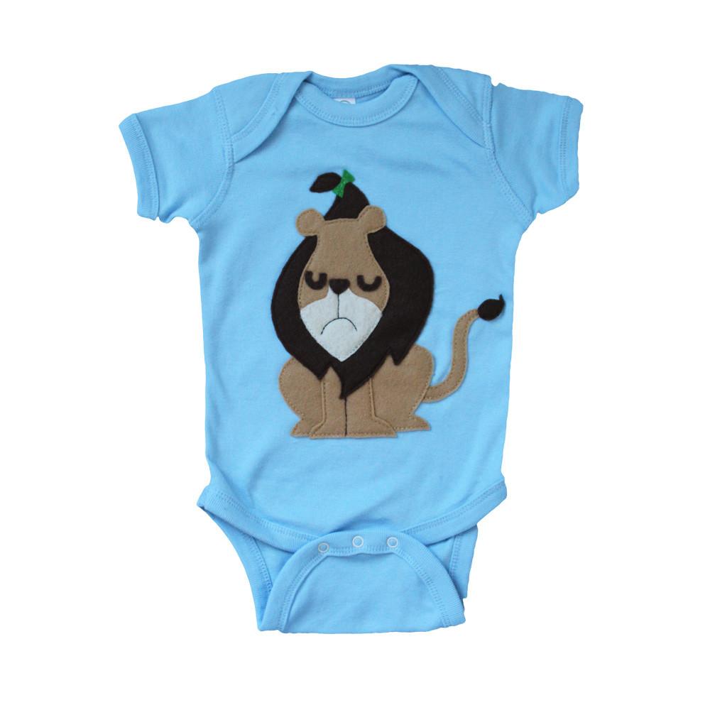 The Cowardly Lion Baby Onesie