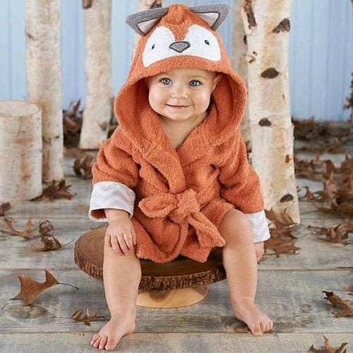 Bata de spa con capucha Fox in the Tub